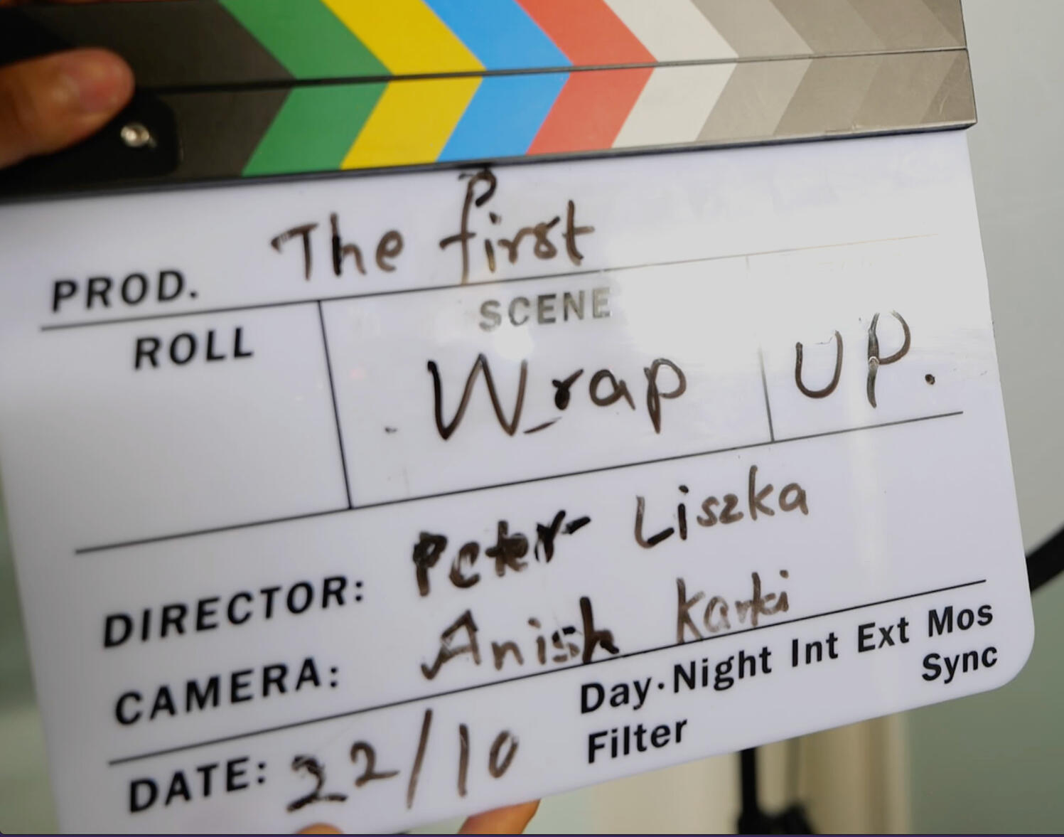 Wrap of Filming 'The First'.
